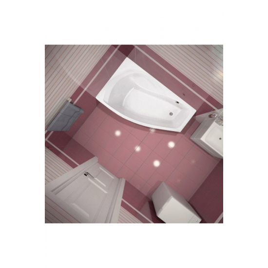 Акриловая ванна SANTEK Майорка 1WH111984 L без опоры 150x90 см, угловая, асимметричная