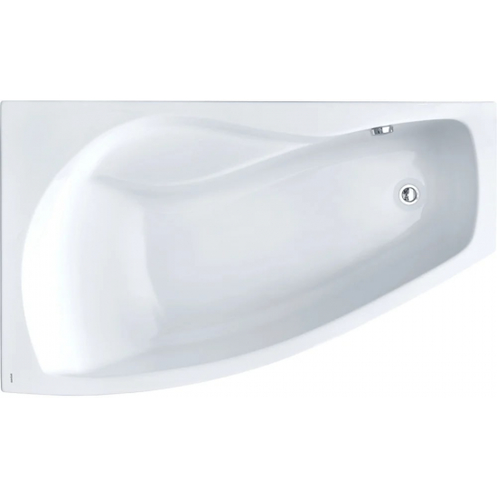 Акриловая ванна SANTEK Майорка L 150х90 см, угловая, с каркасом, асимметричная