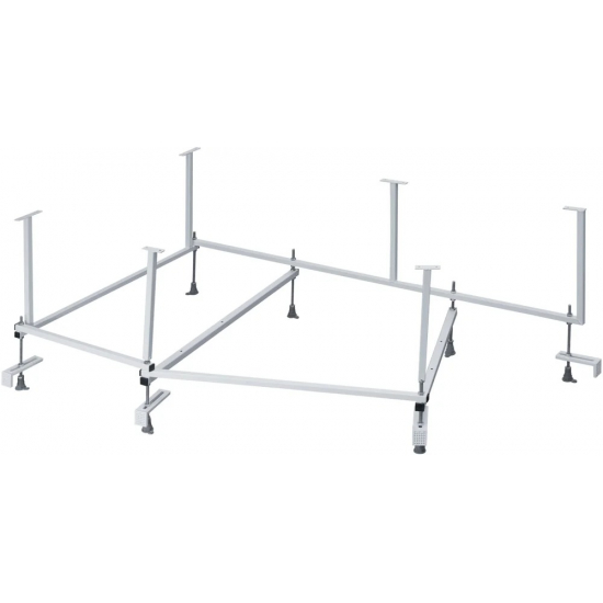 Акриловая ванна SANTEK Майорка L 150х90 см, угловая, с каркасом, асимметричная