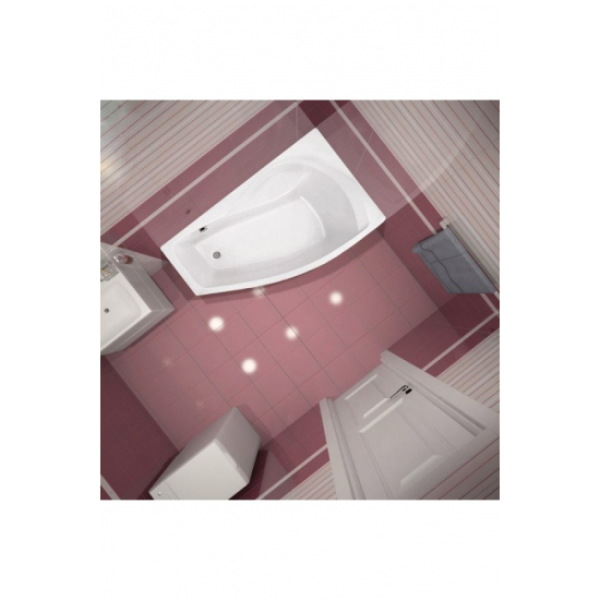 Акриловая ванна SANTEK Майорка XL 1WH111990 R без опоры 160x95 см, угловая, асимметричная