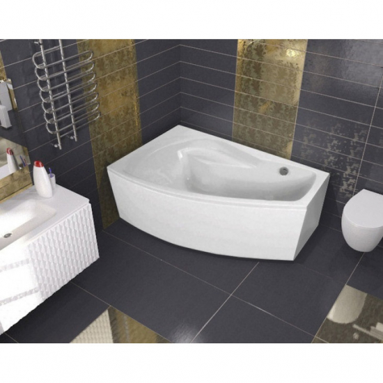 Акриловая ванна SANTEK Майорка XL 1WH111991 L без опоры 160x95 см, угловая, асимметричная