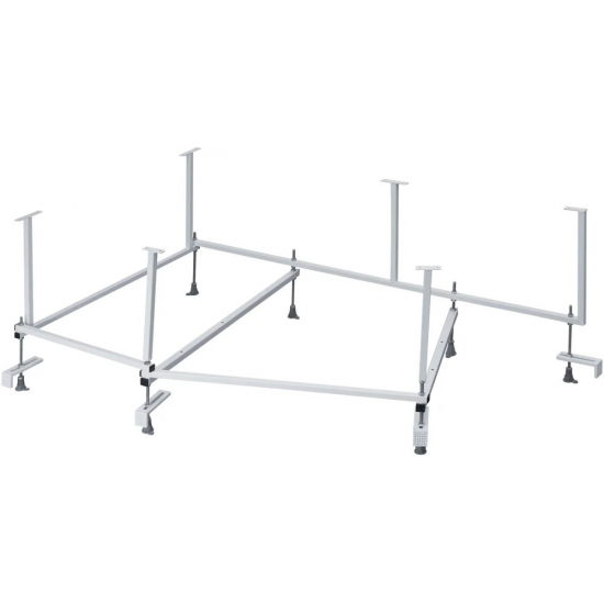 Акриловая ванна SANTEK Майорка XL L 160х95 см, угловая, с каркасом, асимметричная