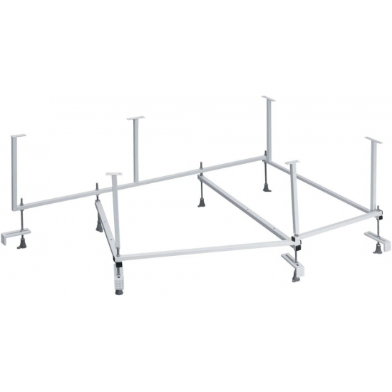 Акриловая ванна SANTEK Майорка XL R 160х95 см, угловая, с каркасом, асимметричная