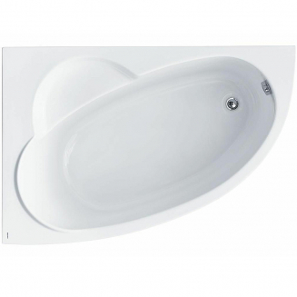 Акриловая ванна SANTEK Шри-Ланка L 150x100 см, угловая, с каркасом, асимметричная