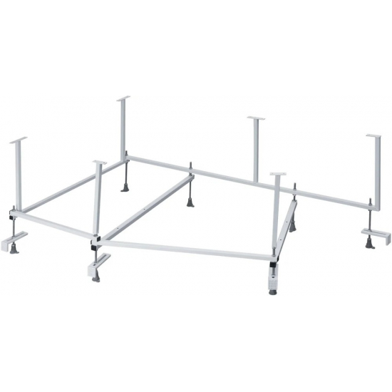 Акриловая ванна SANTEK Шри-Ланка L 150x100 см, угловая, с каркасом, асимметричная