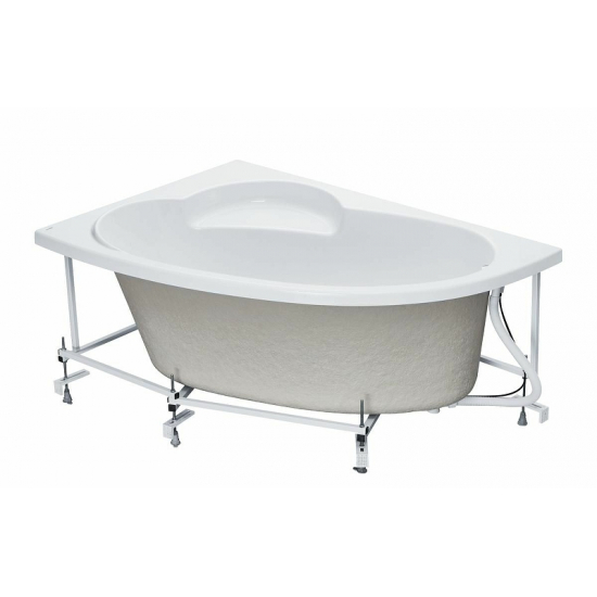 Акриловая ванна SANTEK Шри-Ланка L 150x100 см, угловая, с каркасом, асимметричная