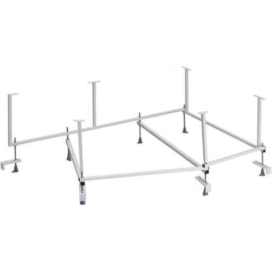 Акриловая ванна SANTEK Шри-Ланка R 150x100 см, угловая, с каркасом, асимметричная