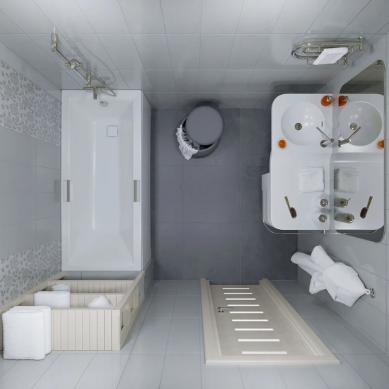 Акриловая ванна ТРИТОН Алекса Щ0000049162 без опоры 150x75 см, с ручками