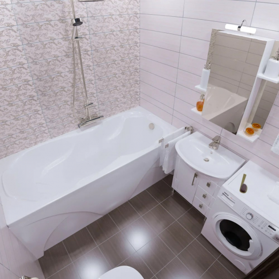 Акриловая ванна ТРИТОН Цезарь Экстра 180x80 см, с каркасом