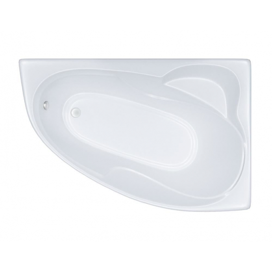 Акриловая ванна ТРИТОН Николь L 160x100 см, угловая, с каркасом, асимметричная