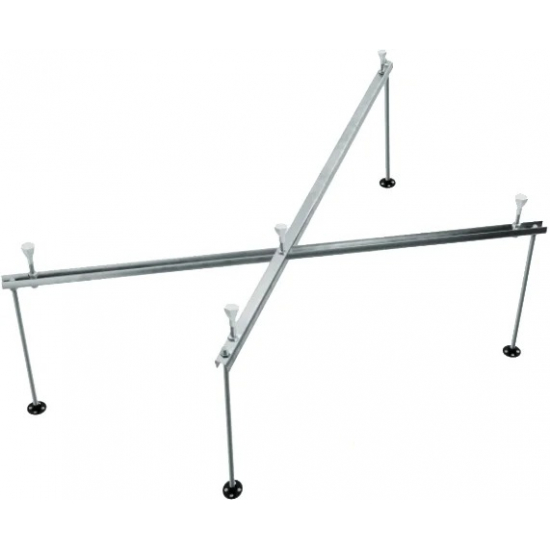 Акриловая ванна ТРИТОН София R 170x95 см, угловая, с каркасом, асимметричная