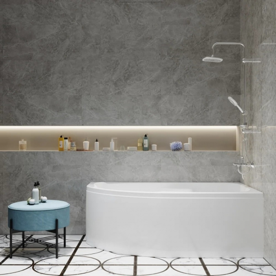 Акриловая ванна ТРИТОН София Щ0000046120 R без опоры 170x95 см, угловая, асимметричная