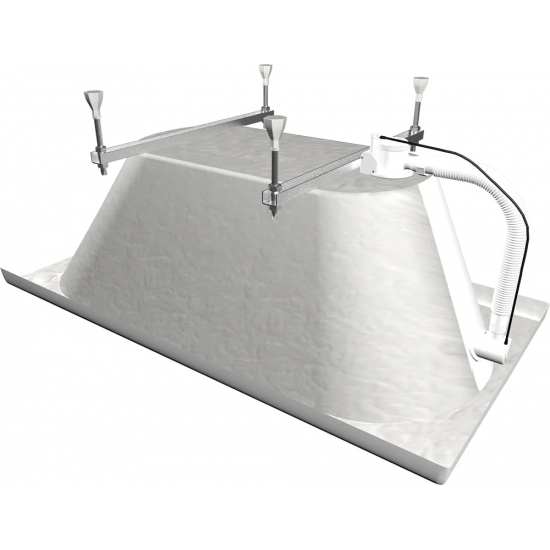 Акриловая ванна ТРИТОН Стандарт 120x70 см, с ножками