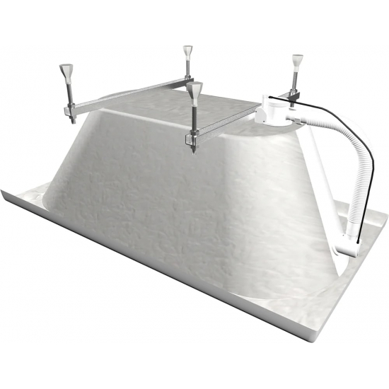 Акриловая ванна ТРИТОН Стандарт 130x70 см, с ножками