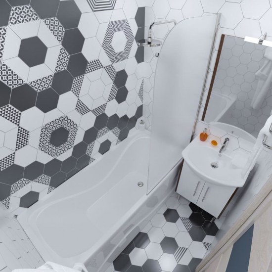 Акриловая ванна ТРИТОН Стандарт 150x70 см, с ножками