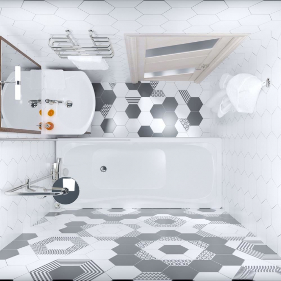 Акриловая ванна ТРИТОН Стандарт 150x70 см, с ножками