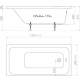 Акриловая ванна ТРИТОН Ультра Щ0000017118 без опоры 140x70 см