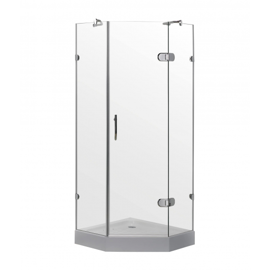 Душевой уголок TIMO BY-839 90x90x200 90C Clean Glass стекло прозрачное, с поддоном