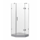 Душевой уголок TIMO BY-839 90x90x200 90C Clean Glass стекло прозрачное, с поддоном