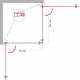 Душевой уголок BelBagno ETNA-AH-2-90/100-C-Cr стекло прозрачное