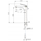 Смеситель для раковины TIMO Helmi 4011/03F чёрный