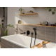 Встраиваемый смеситель для душа и ванны HANSGROHE Rebris E 72468670 чёрный матовый