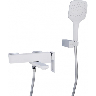 Смеситель для ванны GAPPO G17-8 G3217-8 хром/белый