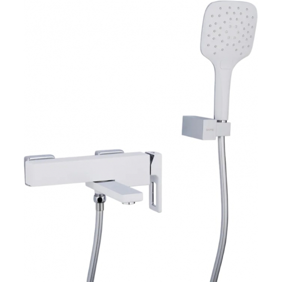 Смеситель для ванны GAPPO G17-8 G3217-8 хром/белый
