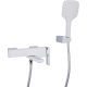 Смеситель для ванны GAPPO G17-8 G3217-8 хром/белый