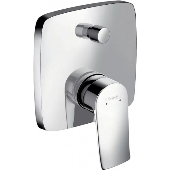 Встраиваемый смеситель для душа и ванны HANSGROHE Metris 31454000, С ВНУТРЕННЕЙ ЧАСТЬЮ, хром