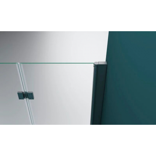 Душевая дверь в нишу BelBagno ALBANO-BS-12-80-C-Cr стекло прозрачное, профиль хром