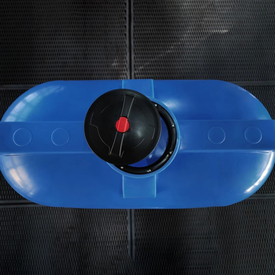 Ёмкость ЭкоПром S1000 объем 1000 литров с дыхательным клапаном синяя