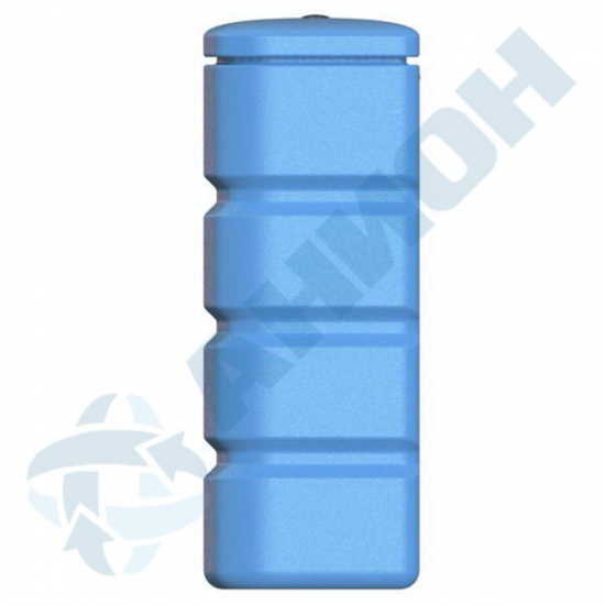 Ёмкость AНИОН НБ150С объем 150 литров прямоугольная вертикальная, без кронштейна синяя