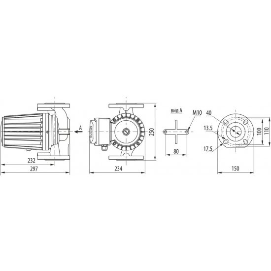 Циркуляционный насос AQUARIO AC 8-8-40F