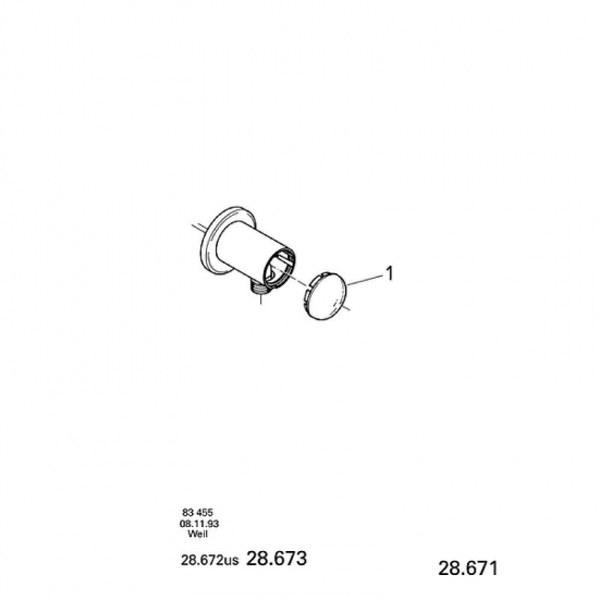 Шланговое подключение GROHE Relexa plus 28671000 хром