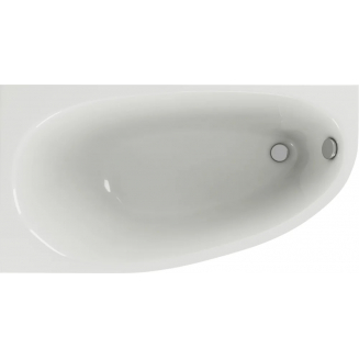 Акриловая ванна АКВАТЕК Дива DIV160-0000001 L без опоры 160x90 см, асимметричная