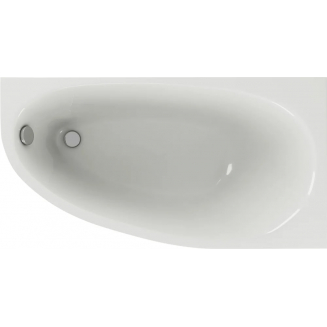 Акриловая ванна АКВАТЕК Дива DIV160-0000002 R без опоры 160x90 см, асимметричная