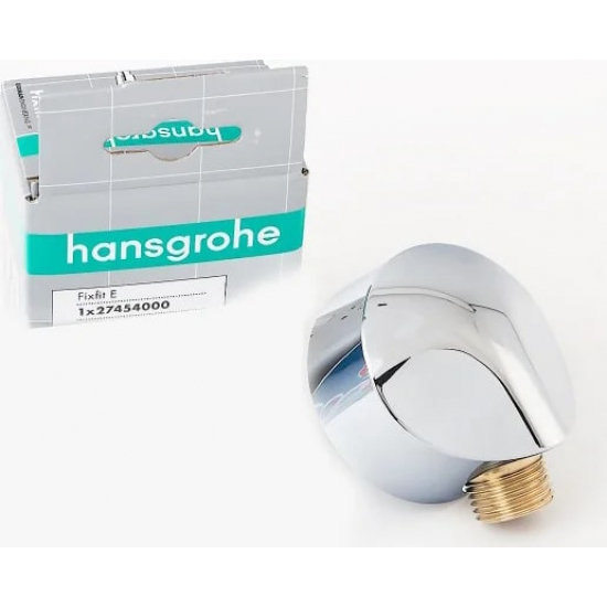 Шланговое подключение HANSGROHE Fixfit Е 27454000 хром