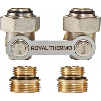 Узел нижнего подключения ROYAL THERMO 1/2"х3/4" EK, угловой