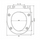 Сиденье для унитаза SANTEK Бореаль 1WH501688 тонкое с микролифтом, быстросъёмное, для подвесной чаши