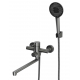 Смеситель для ванны RUSH Melos SUS1101-51Grey из нержавеющей стали, графит