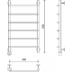 Полотенцесушитель электрический МАРГРОИД Вид 8 80x40 L