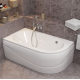 Акриловая ванна MIRSANT Небуг 150x80 Premium, левая