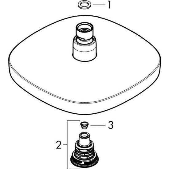 Верхний душ HANSGROHE Croma Select E 180 26524000 хром