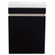 Тумба с раковиной STYLE LINE Compact 40 Люкс, чёрная
