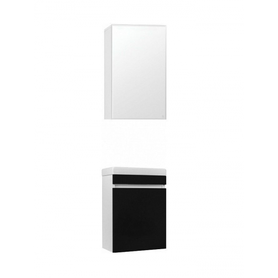 Тумба с раковиной STYLE LINE Compact 40 Люкс, чёрная