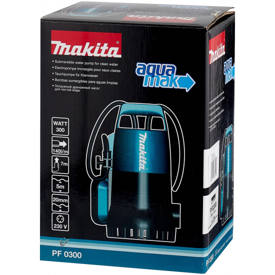 Дренажный насос MAKITA PF0300 для чистой воды