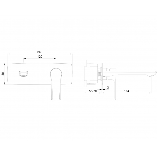 Смеситель для раковины WONZON & WOGHAND Brilliant WW-88869079-MB С ВНУТРЕННЕЙ ЧАСТЬЮ чёрный матовый Смеситель для раковины WONZON & WOGHAND Brilliant WW-88869079-MB С ВНУТРЕННЕЙ ЧАСТЬЮ чёрный матовый
