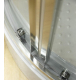 Душевой уголок BelBagno DUE-RH-2-100/80-C-Cr стекло прозрачное, профиль хром