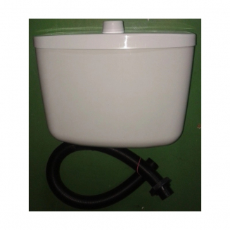 Бачок для унитаза пластиковый Киров Тип 3 к средний, кнопка, гофра 80см